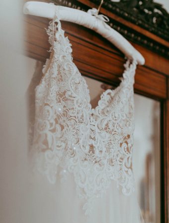 Brautkleid mit Spitze